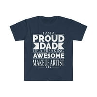Büszke apa egy fantasztikus sminkes Unise póló S-3XL Apák napja