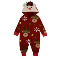 Kisgyermek karácsonyi pizsama baba pizsama Clearance divatos nyomtatás család európai és amerikai szülő-gyermek öltöny