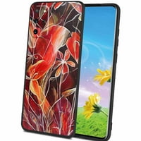 Virágfestő telefon tok Samsung Galaxy S20 + Plus-hoz nőknek férfi ajándékok, Puha szilikon stílusú Ütésálló-virágfestő