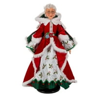 Gerson Tall Snowy Day Mrs. Claus Doll