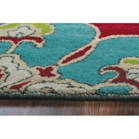 Rizzy otthoni többszínű szőnyeg gyapjú 8'x10 '