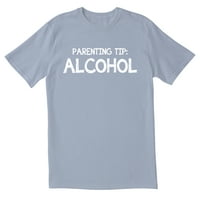 TotallyTorn szülői tipp alkohol újdonság szarkasztikus vicces Férfi pólók
