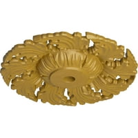 Ekena Millwork 5 8 OD 1 4 P Needham mennyezeti medál, kézzel festett irizáló arany