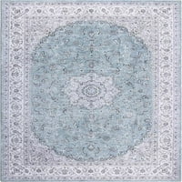Boho perzsa beltéri Vintage Area szőnyegek 5 '8', szomorú szőnyeg hálószoba Gépben mosható medál Csúszásmentes foltálló