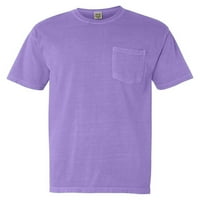 Comfort színek felnőtt gyűrű-fonott zseb póló 6030CC Violet nagy