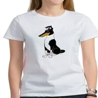 CafePress-sima Tricolor Collie Női póló-női klasszikus póló