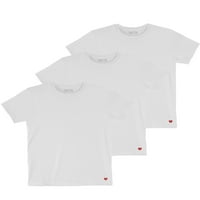 Daxton Premium póló apró szívek részlet rövid ujjú ing - 3pk köteg