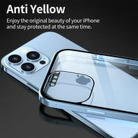 SaniMore tok iPhone Pro ma 6.7, kétoldalas tiszta anti-peep üveg anti-shock Anti-fall teljes test Ptotective mágneses
