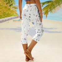 Ne hagyja ki HIMIWAY Palazzo nadrág Női Alkalmi Női Divat nyomtatott Slim and Wear Leggings nyári strand Capris nadrág