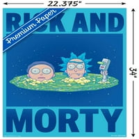 Rick És Morty-Cím Fal Poszter, 22.375 34