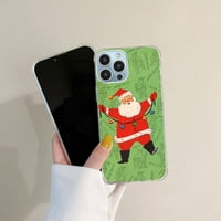 Karácsonyi Mikulás tok iPhone Pro Max, esztétikai Művészeti tervezés TPU lökhárító tok