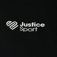 Justice Girls Colorblock grafikus aktív póló, méretek 5- & Plus