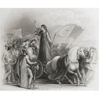 Boadicea Harang A Britek. Boudica-D. Ad vagy a brit Iceni törzs királynője Anglia történetéből Poszternyomtatást tett