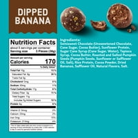Élvezze az Life Grab & Go Mered Banana Chocolate Protein Bites, Dairy Ingyenes snackeket, snackeket