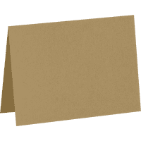 Luxpaper mini összehajtott jegyzetkártyák, 18pt élelmiszerbolt Brown, 9 16, csomag