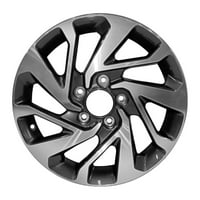 Kai új alumínium ötvözet kerék replika, megmunkált és fekete, illik-Honda Civic Coupe