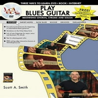 Play Blues Guitar-elején akkordok, Strums, és szólók: három módon tanulni: DVD * könyv * Internet, könyv DVD