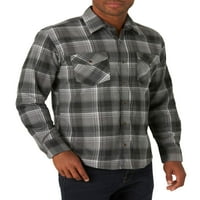 Wrangler férfiak rövid ujjú vékony fitnel zseb nyugati kockás ing