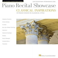 Zongoraest Showcase-Klasszikus Inspirációk: Hal Leonard Diák Zongora Könyvtár Késő Általános-Középfokú Le