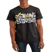 Cartoon Network férfi klasszikus rajzfilm primitivizmus Rövid ujjú grafikus póló Johnny Bravo, Robot Chicken és Ed