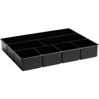 Rubbermaid Extra mély íróasztal fiók rendező tálca műanyag fekete 11906ros