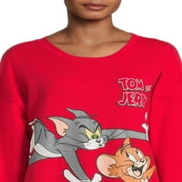 Tom és Jerry Juniors Chase grafikus gyapjú pulóver
